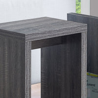 ACCENT TABLE - 24"H - GREY