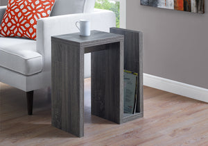 ACCENT TABLE - 24"H - GREY