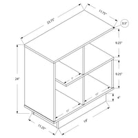 ACCENT TABLE - 24"H - WHITE