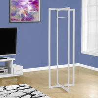 COAT RACK - 72"H - WHITE METAL