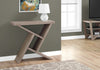 ACCENT TABLE - 36"L - DARK TAUPE HALL CONSOLE