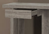 ACCENT TABLE - 32"L - DARK TAUPE HALL CONSOLE