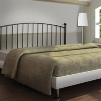 50" Coffee Metal Queen or Full Size Bed Headboard