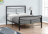 47.75" Black Metal Frame Full Size Bed