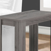 22" Grey Particle Boards Accent Table