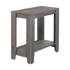 22" Grey Particle Boards Accent Table