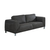 32" Charcoal Grey Micro Suede Love Seat