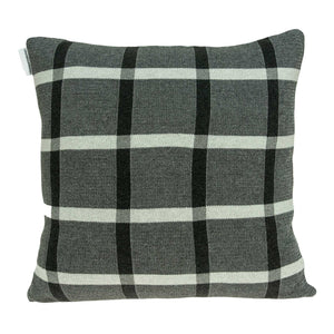 20" X 0.5" X 20" Transitional Gray Cotton Pillow Cover