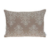 20" X 0.5" X 14" Traditional Beige Pillow Cover