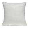 20" X 7" X 20" Transitional Gray and White Pillow Cover With Poly Insert