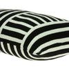 20" X 5" X 12" Transitional Black Pillow Cover With Down Insert