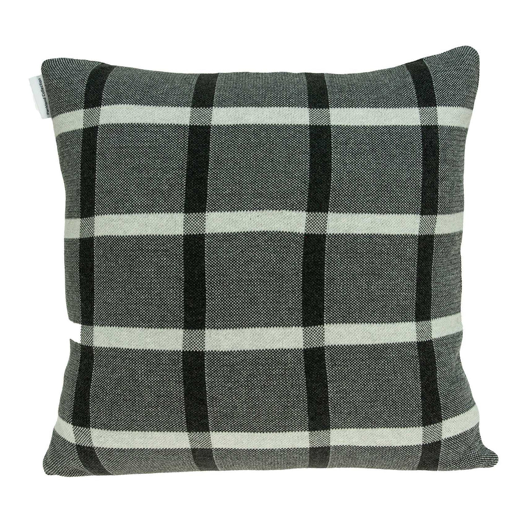 20" X 7" X 20" Transitional Gray Pillow Cover With Down Insert