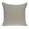 20" X 7" X 20" Traditional Beige Pillow Cover With Down Insert