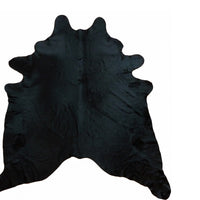 6 Ft Natural Black Brindled Cowhide Rug