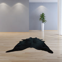 6 Ft Natural Black Brindled Cowhide Rug