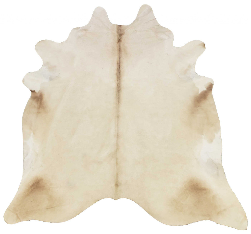 6.5 Ft Champagne Brindled Cowhide Rug