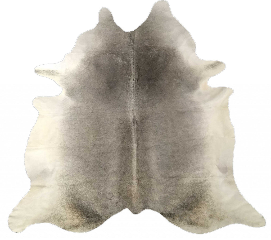 6.5' Grey Brazilian Natural Cowhide Area Rug