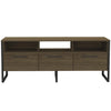 54.9" X 16" X 21.6" Oak Particle Board Magnum TV Stand