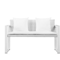 Outdoor Lounge Set In White (Set of 4)