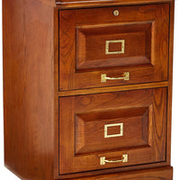 File Cabinet Set with Drawers, Brown