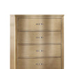 Bentwood, Pine Wood, Plywood & Birch Veneer Chest, Gold