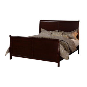 Queen Louis Phillippe Bed , Cherry