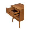 Mahogany Wood Nightstand