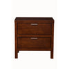 Wood Nightstand, Brown