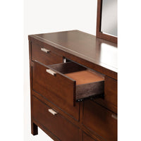 Solids & Veneer Dresser, Brown