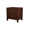 Pine Solid & Birch Veneer Nightstand, Brown