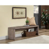 Mahogany Wood Fiji Bench, Light Brown