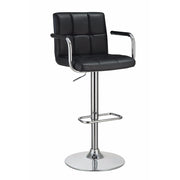 Swiveling Bar Stool, Black