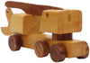 Handmade Wooden Kid's Toy Crane, Brown