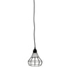 Cage Style Lampshade For Pendant Light Lamps, Black