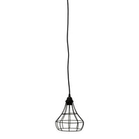 Cage Style Lampshade For Pendant Light Lamps, Black