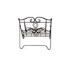 Scroll Work Design Metal Cook Book Stand, Gray