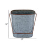 Iron Bucket Design Toilet Paper Holder Wall Rack