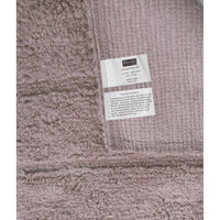 Rectangular Shape 2 Piece Cotton Bath Rug Set, Mocha Brown