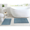 Classic  2 Piece Cotton Bath Rug Set, Powder Blue