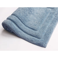 Classic  2 Piece Cotton Bath Rug Set, Powder Blue