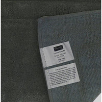 Classic 2 Piece Bath Rug Set In Cotton, Platinum Gray