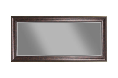 Full Length Leaner Mirror With a Rectangular Polystyrene Frame, Oil Rubbed Bronze