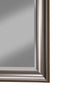 Full Length Leaner Mirror With a Rectangular Polystyrene Frame, Silver