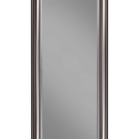 Full Length Leaner Mirror With a Rectangular Polystyrene Frame, Silver