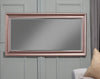 Full Length Leaner Mirror With a Rectangular Polystyrene Frame, Rose Gold