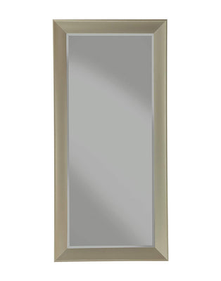 Contemporary Full Length Leaner Mirror With Polystyrene Frame, Brushed Bronze