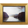 Natural Wooden Framed Hudson Highlands Wall Art, Multicolor