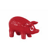 Ceramic Standing Pig Figurine with SM Gloss Finish, Red