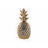 Ceramic Pineapple Figurine,  Gold