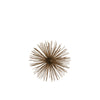 Ornamental Sea Urchin Sculpture In Metal, Small, Gold